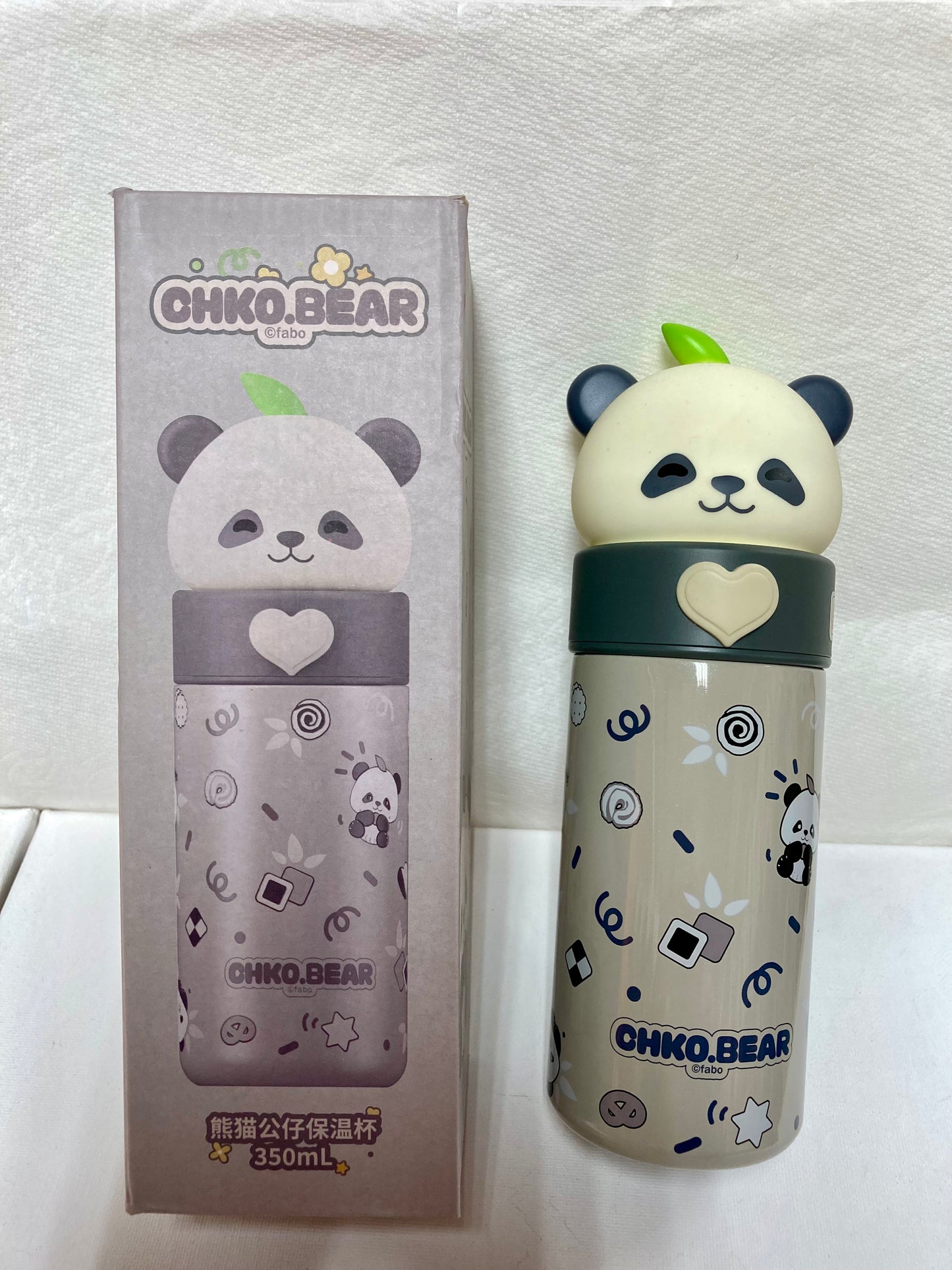 CHKO BEAR熊猫公仔保温杯350ml